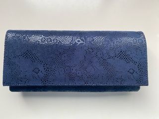 Cartera de fiesta azul