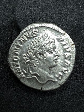 Denario Plata Antonino Pio
