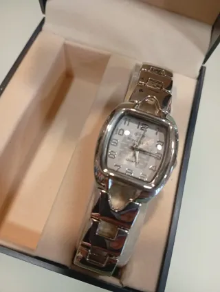 Reloj Tury People Plata y Blanco