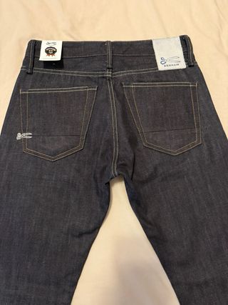 Pantalones Denham Originales Azul.