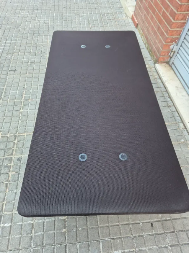 Somier Base Tapizada Negra