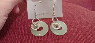 Parure verde menta nickel free