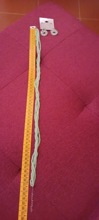 Parure verde menta nickel free