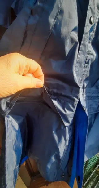 Giacca antivento uomo blu