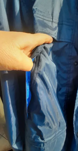 Giacca antivento uomo blu