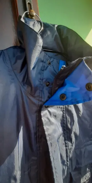 Giacca antivento uomo blu