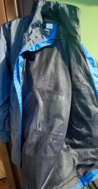 Giacca antivento uomo blu