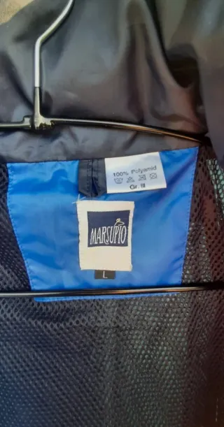 Giacca antivento uomo blu