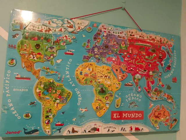 Mapa del Mundo Magnético Janod