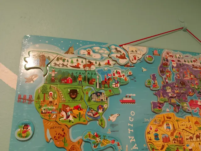 Mapa del Mundo Magnético Janod