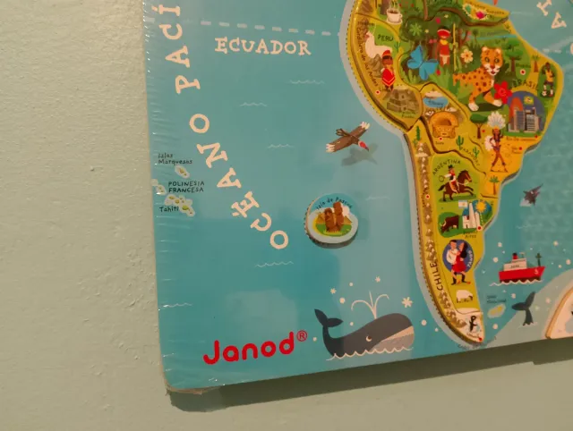 Mapa del Mundo Magnético Janod