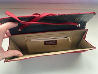 Cartera de fiesta roja