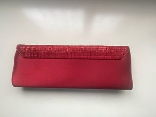 Cartera de fiesta roja