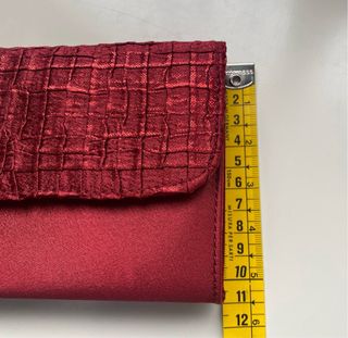 Cartera de fiesta roja