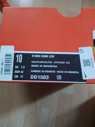 Zapatillas W Nike Dunk Low