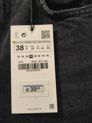 ZARA - Lote 2 Vaqueros