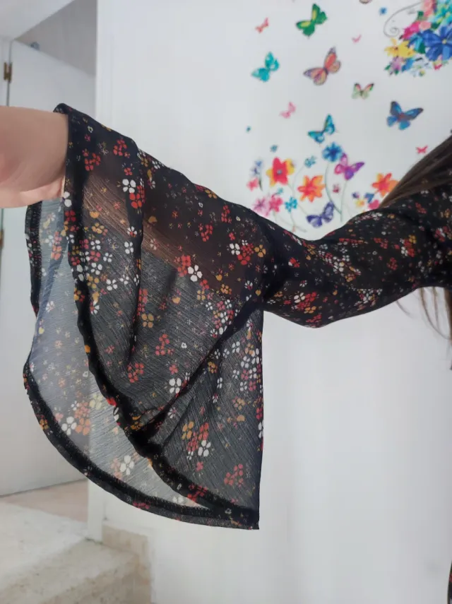 Mono corto estampado floral talla 36