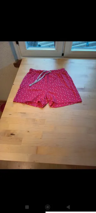 Pantalón corto niña algodón estampado