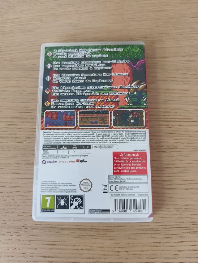 Aggelos - Nintendo Switch - PAL España con manual