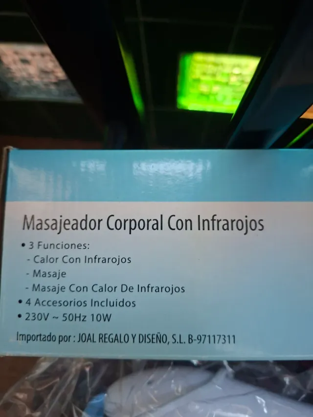 Masajeador Corporal con Infrarrojos