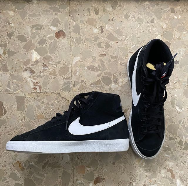 Zapatillas Nike Blazer Mid '77 Negras Blancas
