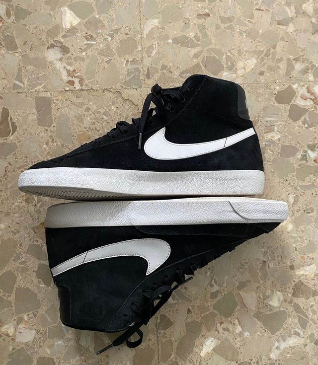 Zapatillas Nike Blazer Mid '77 Negras Blancas