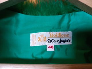 Chaqueta bolero plumas marabú verde M38