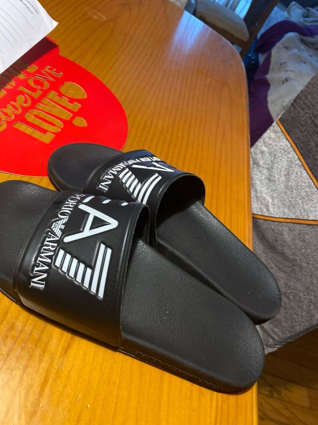 Chanclas Emporio Armani Negras