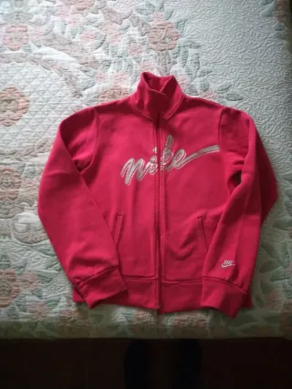 Sudadera Nike Rosa y Plateada