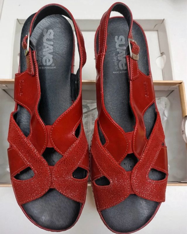 Sandalias piel plantilla extraíble