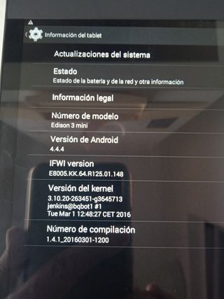 Tablet BQ 8 pulgadas