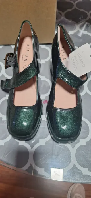 Lote 9 pares zapatos tacón  y bota altas Talla 38