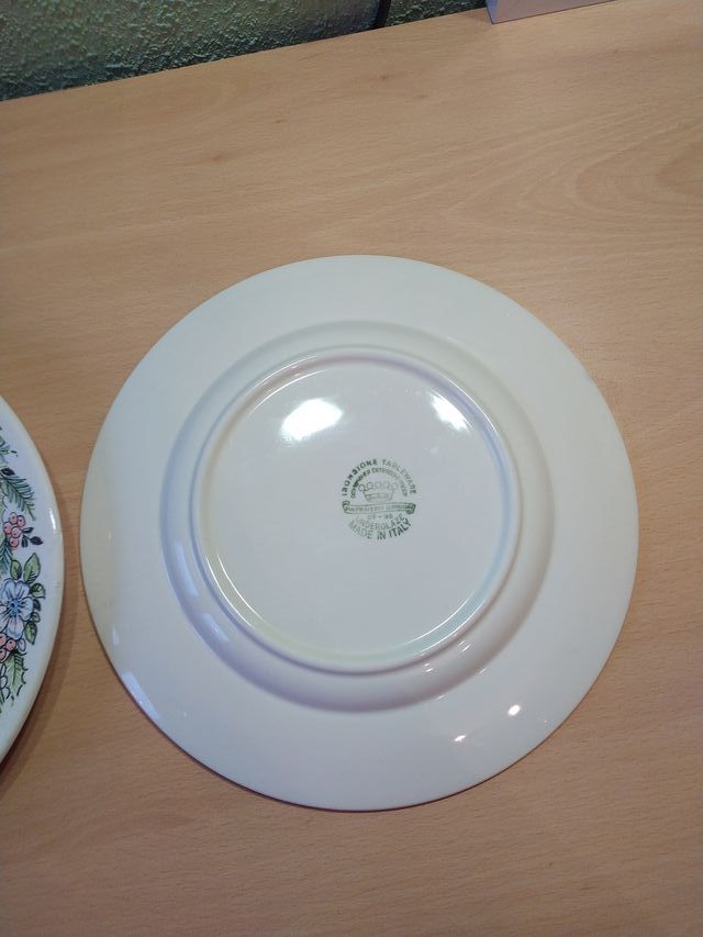 2 Platos Navideños Porcelana