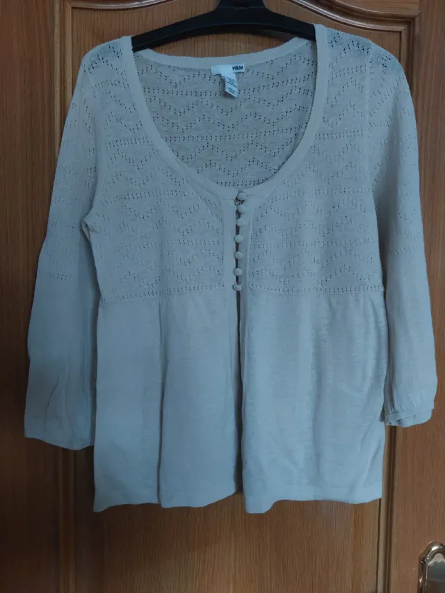 Chaqueta H&M crema
