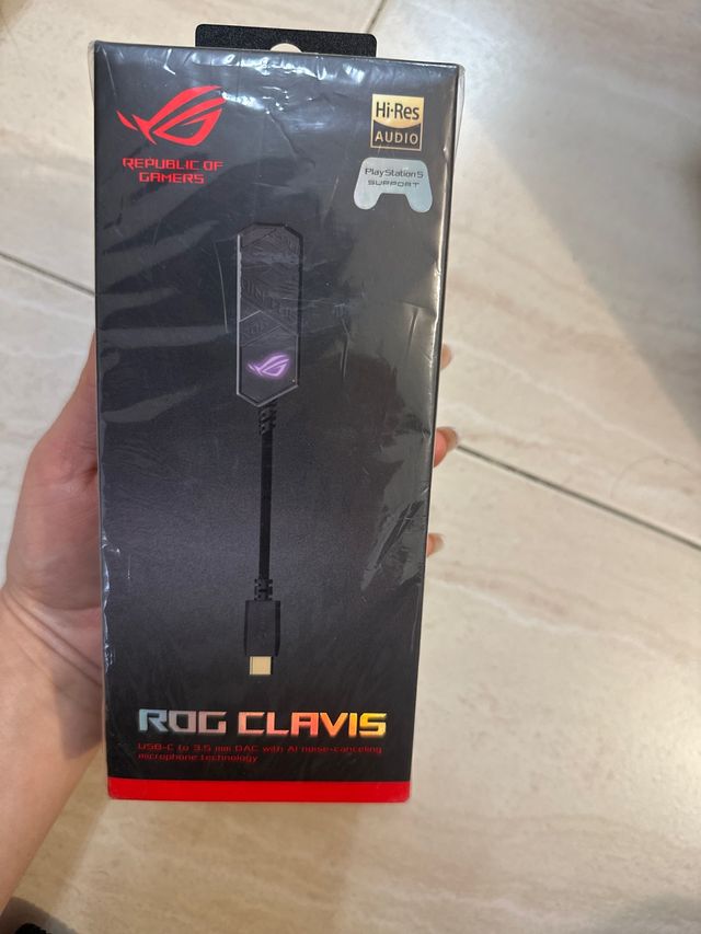 ROG Clavis USB-C a 3.5mm DAC Gaming