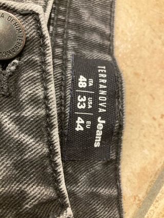 Jeans baggy/flared grigi