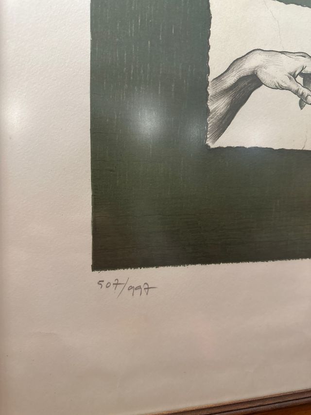 Cuadro Subirachs 507/997 firmada