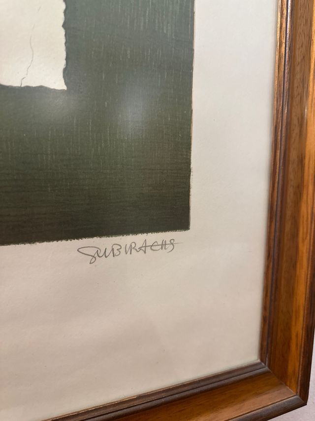 Cuadro Subirachs 507/997 firmada