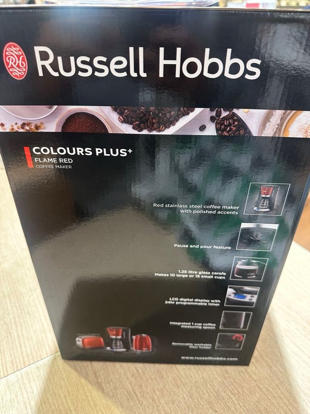 Cafetera Nueva Russell Hobbs Colours Plus