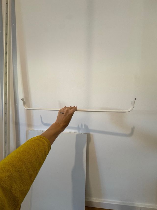 Scaffale bianco metallico IKEA