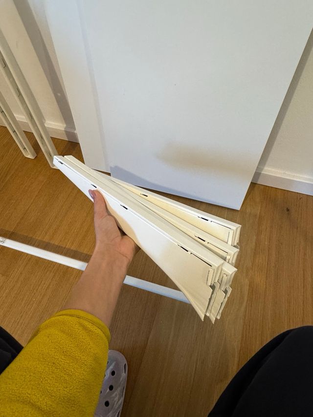 Scaffale bianco metallico IKEA