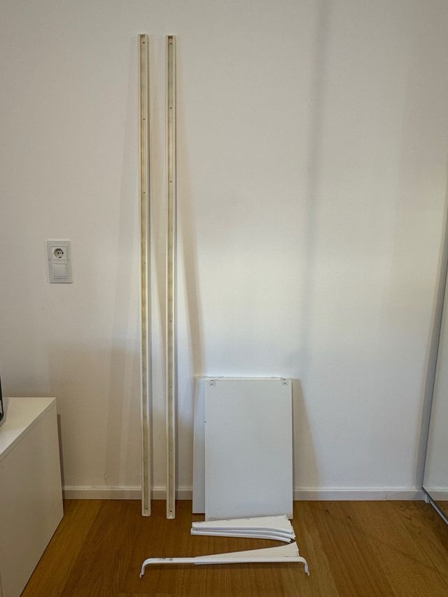 Scaffale bianco metallico IKEA