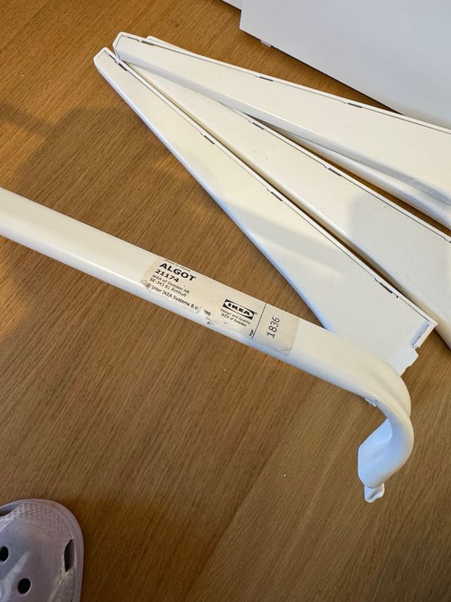 Scaffale bianco metallico IKEA