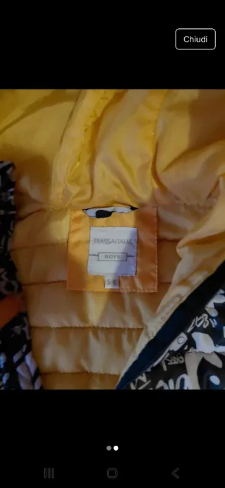 Gilet bimbo con cappuccio fantasia graffiti