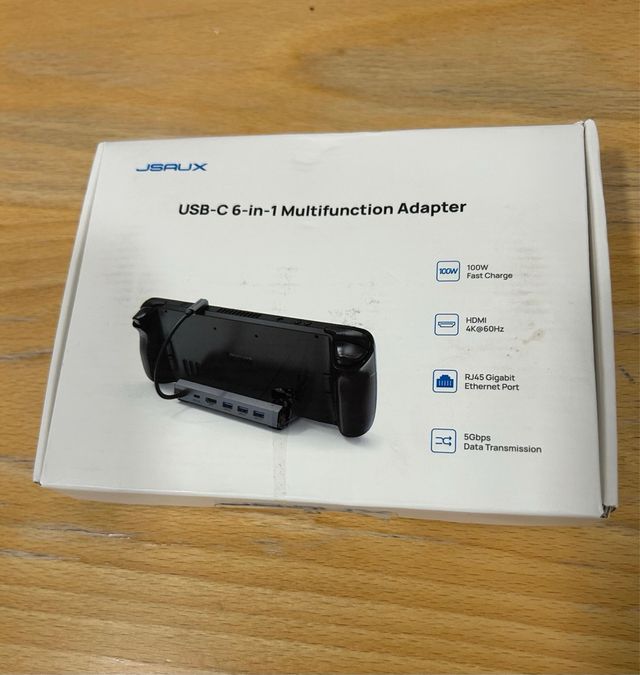 Adaptador JSAUX 6 en 1 USB-C Steam Deck
