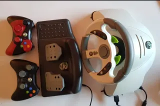 Mandos y volante para xbox