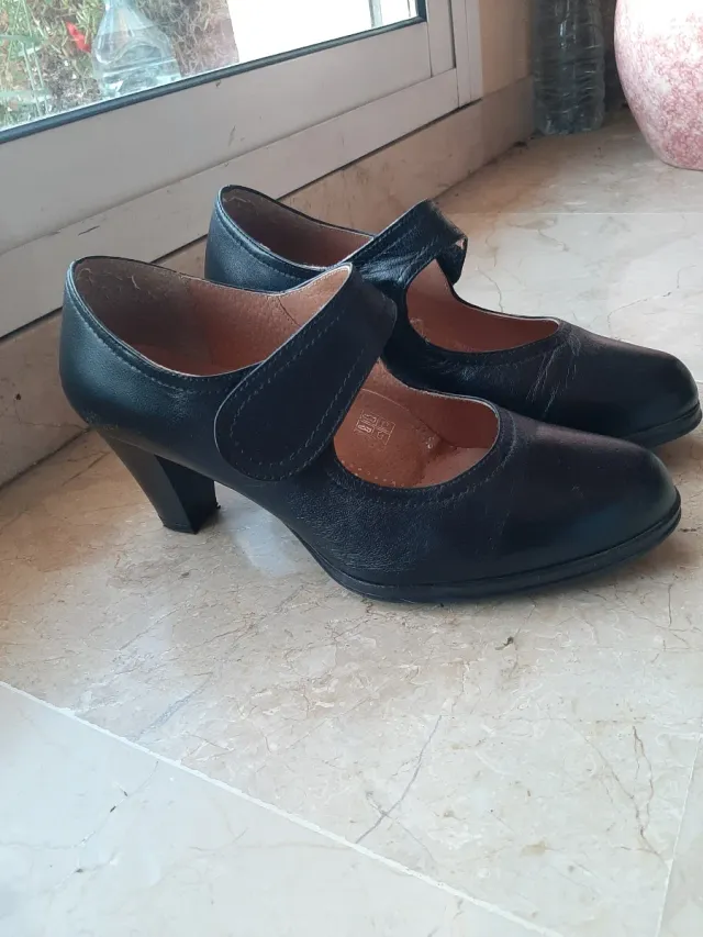 Zapatos de piel elegantes mujer T39