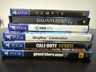 Pack 6 Juegos PS4: Vampyr, Dauntless, FIFA 17, Sin