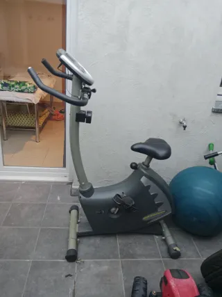 Bicicleta Estática Gris