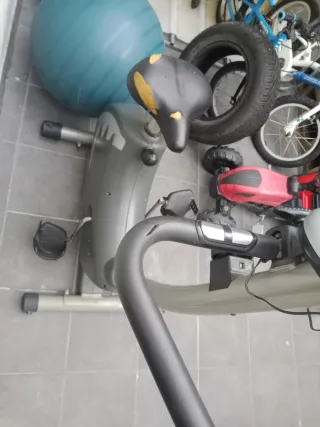 Bicicleta Estática Gris